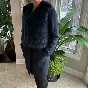 Savida brand from Europe size oversized SMALL with removable fur vest